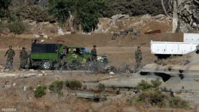 مرتفعات الجولان الحدود السورية الإسرائيلية