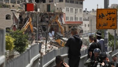 Palestinian Israel Conflict Demolition